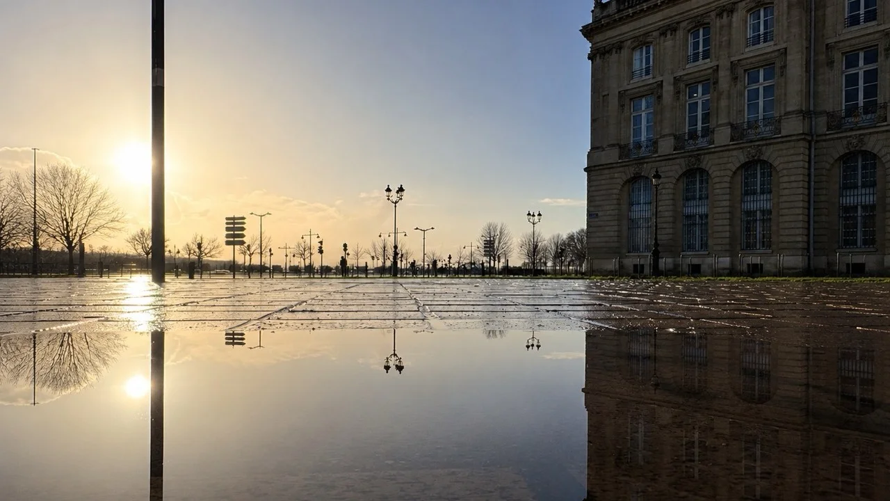 Bordeaux quand il pleut